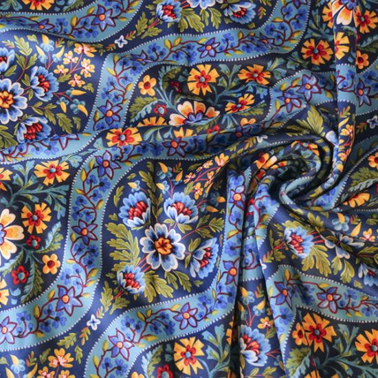 Velours souple Alcazar Bleu