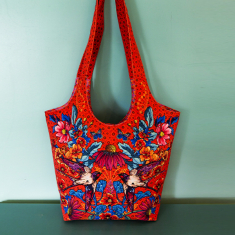 Sewing kit Trapeze bag : Forista (avec broderie)